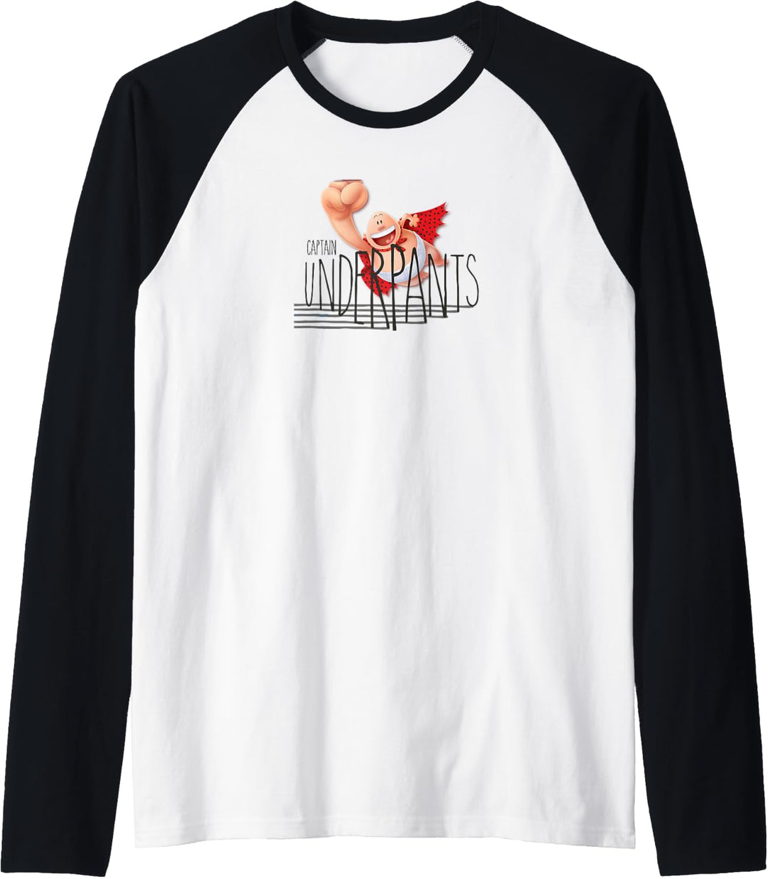 Captain Underpants Kunst Raglan