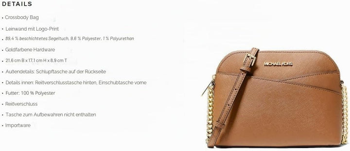 Michael Kors Jet Set Medium Crossbody Leder Handtasche Gepäck, Gepäck