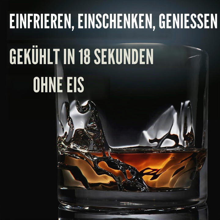 LIITON Whisky Gläser aus Kristallglas, Tumblergläser, Geschenke für Männer für Cocktails, Gin, Bourb