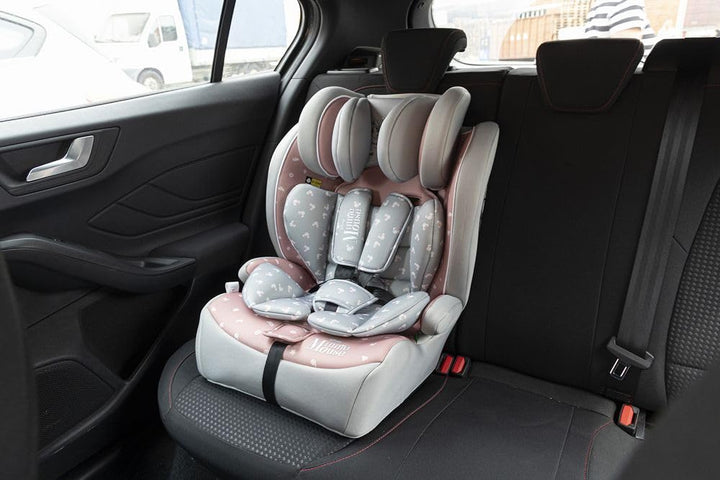 Tataway Minnie Mouse I-SIZE R129 Auto-Rücksitz. Kindersicherheitsheber mit einer Höhe von 76 bis 150
