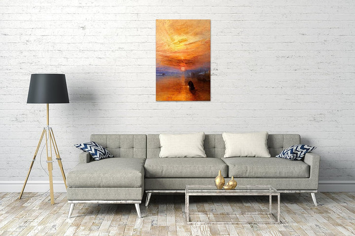 Printed Paintings Leinwand (60x80cm): William Turner - The Fighting Temeraire tugged to her Last 60x