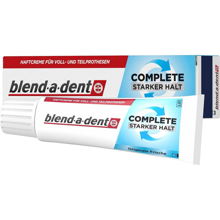 Blend-a-dent 10 x 47g blend-a-dent Original Super Haftcreme - Extra Stark - Complete