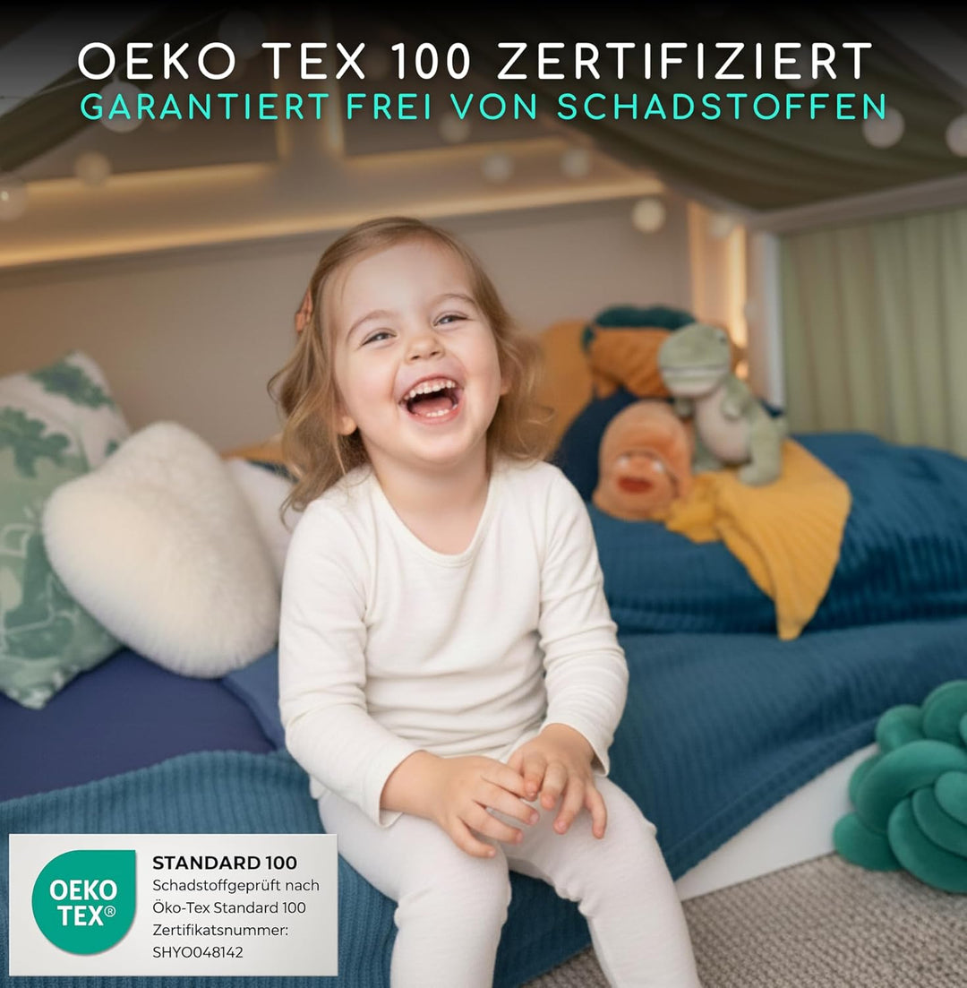 ALAVYA HOME® Betthimmel Moon 1 Stück 360 cm Hausbett Deko Set für Kinderzimmer Montessori Kinderbett
