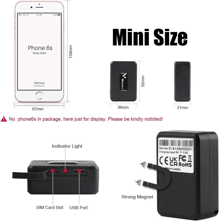 Mini Tracker GPS Tracker Ohne ABO Echtzeit GPS Tracker Kinder Auto LKW Fahrrad Senioren Motorräder K
