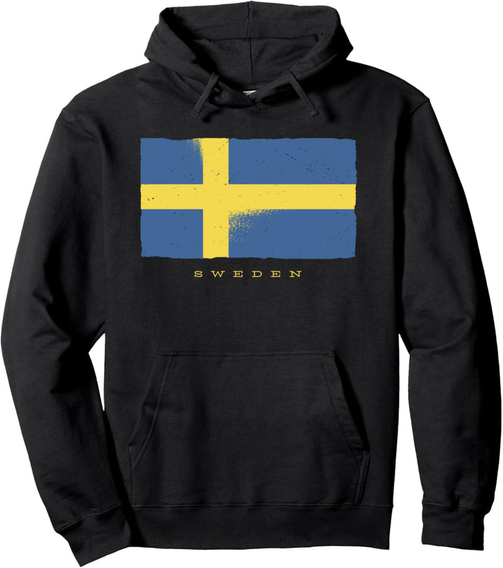 Sverige Souvenir Schweden Flagge Herren Damen Kinder Schwedisch Pullover Hoodie