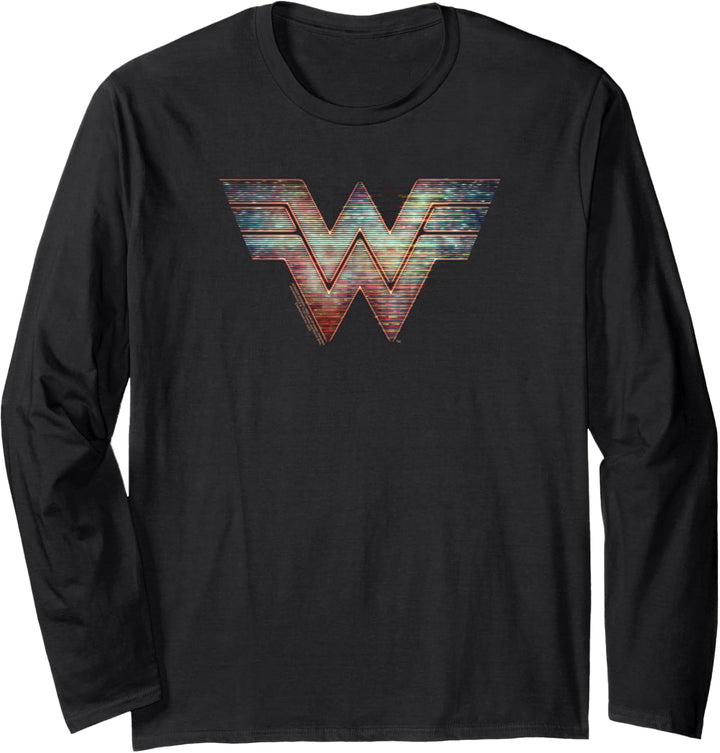 Wonder Woman 1984 Static Logo Langarmshirt