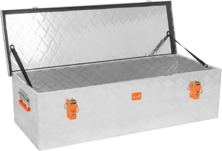 Alubox Werkzeugkiste Riffelblech ABX-RL120 Aluminium 1,5mm Werkzeugkiste leicht und robust 86 Liter