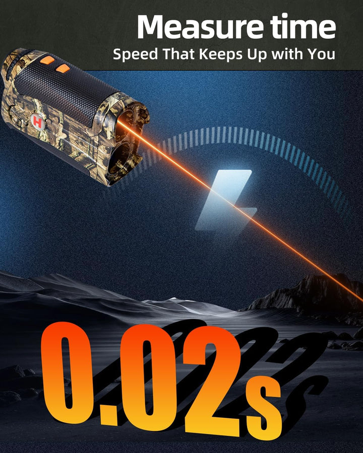 AOFAR HX-1200T Entfernungsmesser Jagd 5-1200 Meter, Winkel und horizontalem Abstand, Wasserdichter T