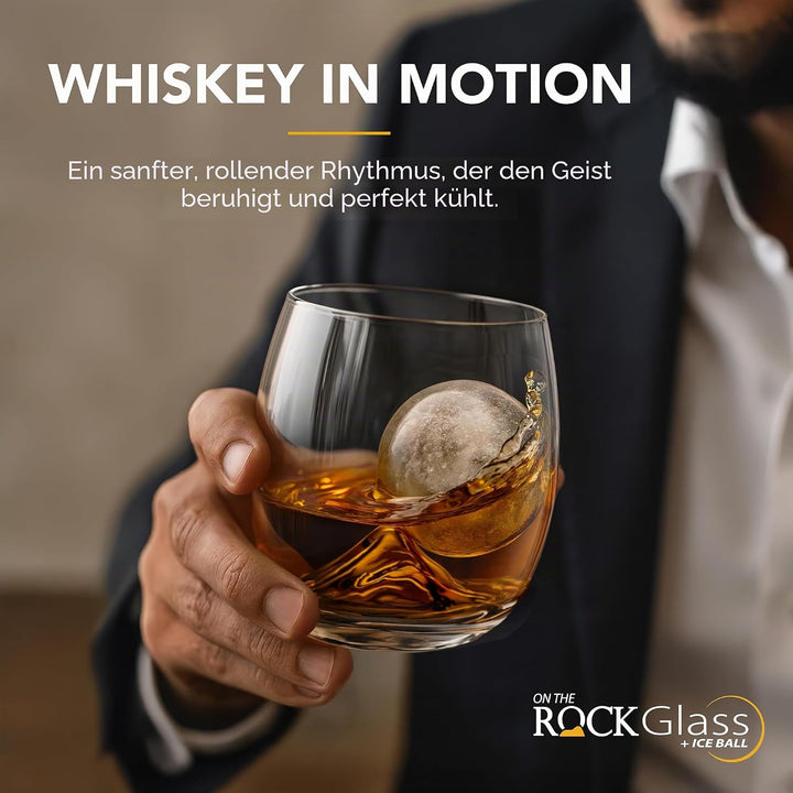 GHI on The Rock, Glas und Eiskugel Set