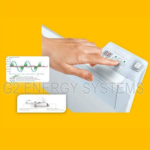 Elektroheizkörper Elektroheizung Wandkonvektor LED Display Heizgeräte 1000 Watt, 1000 Watt