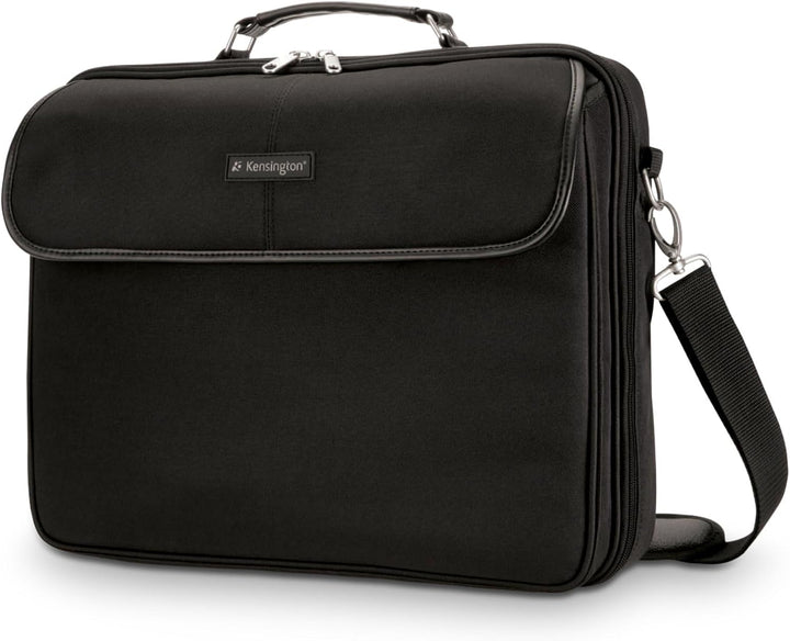 Kensington Deluxe Topload Laptoptasche - Einfach tragbare Tasche im klassischen Stil für 15,6 Zoll L