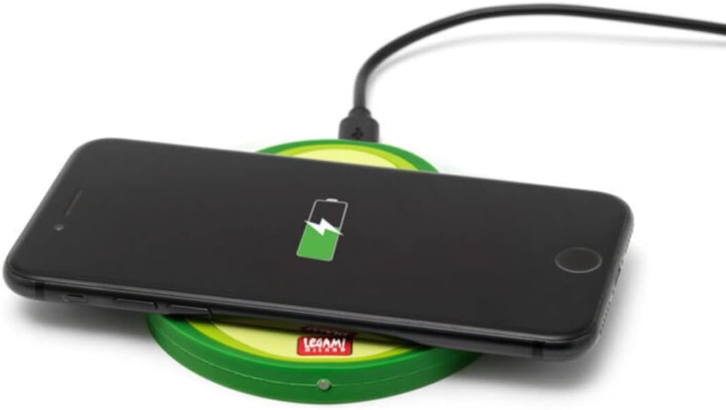 Legami Super Fast - Kabellose , Apple,Iphone 8, Aufladestation - Avocado Mehrfarbig (Avocado), Mehrf