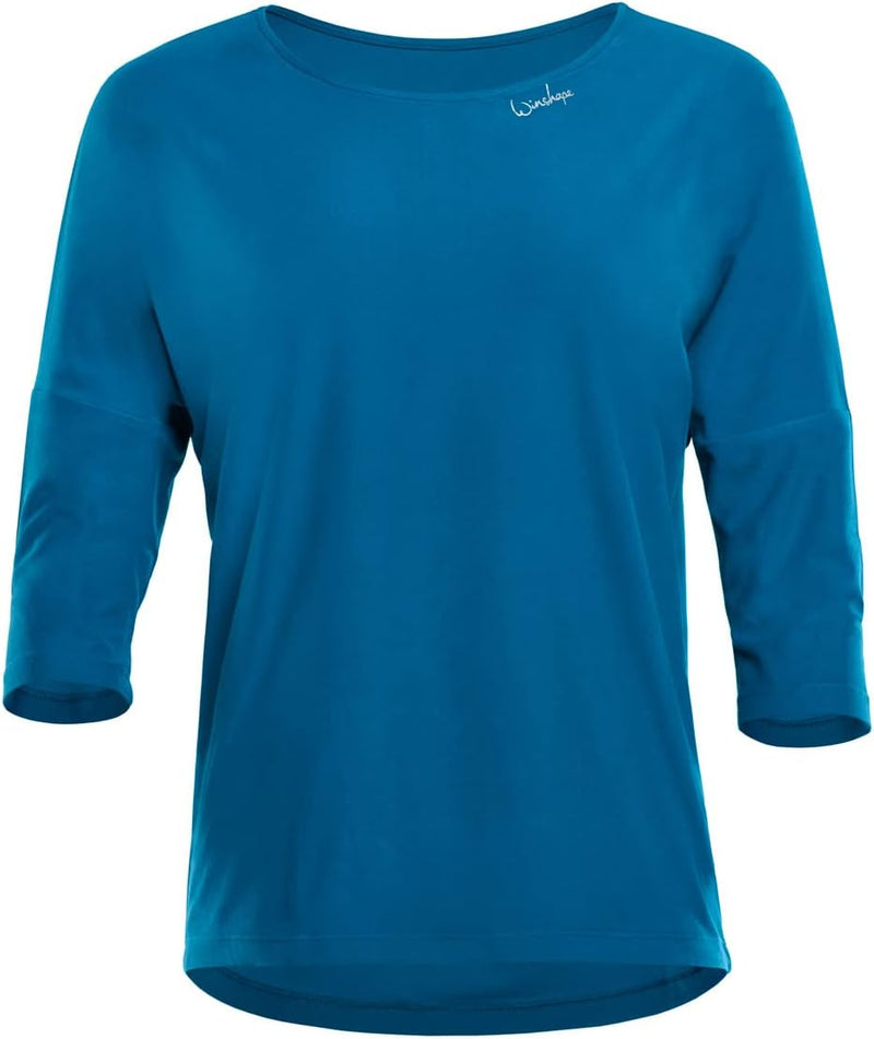 WINSHAPE Damen Damen Functional Light and Soft ¾-arm Top Dt111ls Yoga-Shirt L Teal-green, L Teal-gre