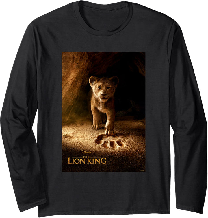 Disney The Lion King Simba Paw Live Action Movie Poster C4 Langarmshirt
