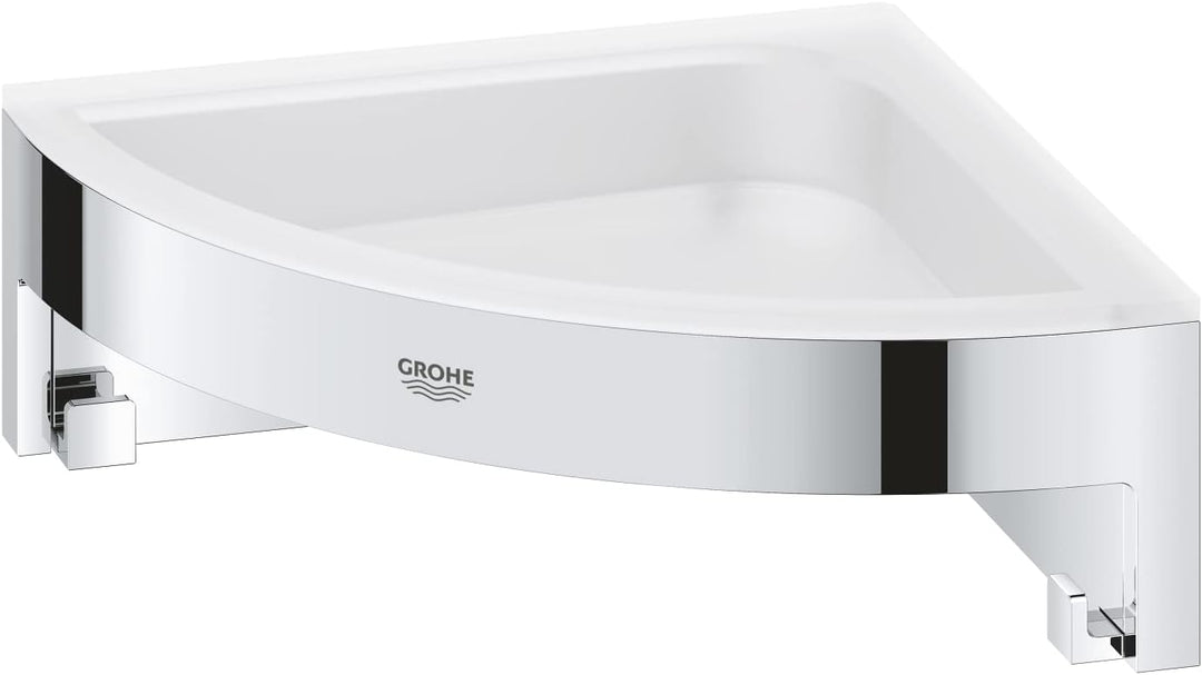GROHE Start Cube - Eckseifenschale (für Eckmontage, langlebig), chrom, 41106000, Chrom