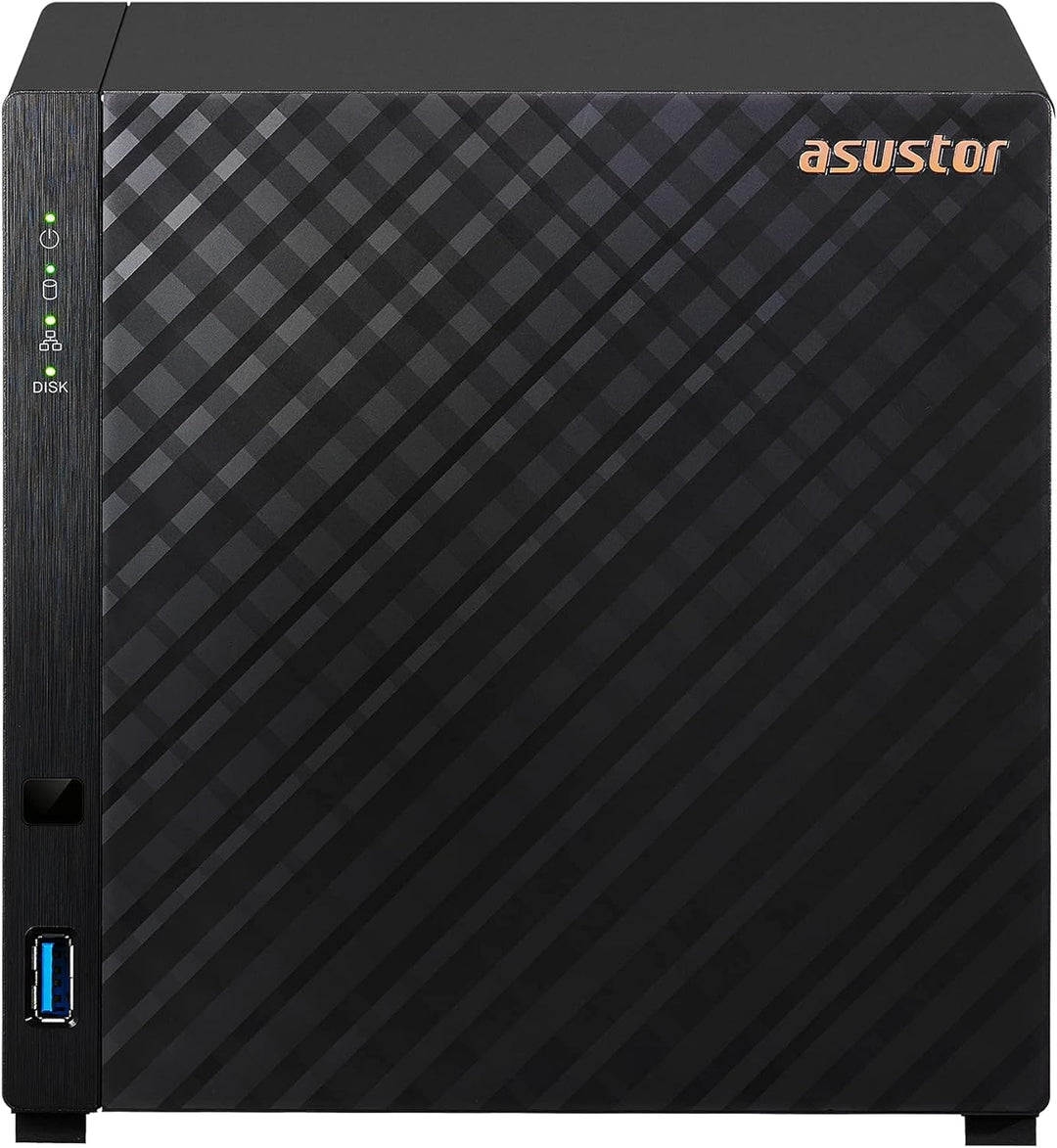 Asustor Drivestor 4 AS1104T 4 Bay NAS Server - Netzwerkspeicher Gehäuse, Quad Core 1.4 Ghz CPU, 2,5