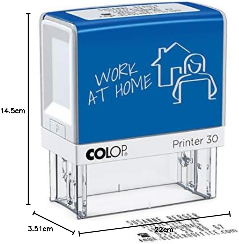 Colop Home Office SET, bestehend aus Printer 30 Set mit Typeneinreihung, Datumstempel S 120 und Wort