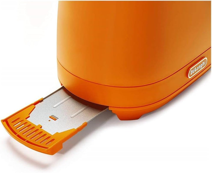 De Longhi CTLAP2203 Toaster mit Zange, 550 Watt. Arancio, Arancio
