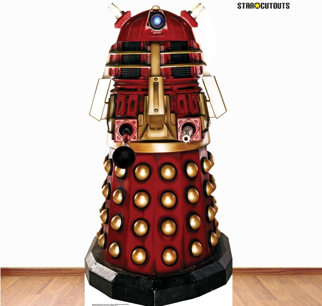 STAR CUTOUTS SC126 Pappaufsteller von Supreme Dalek (rot) Doctor Who, Mehrfarbig Roter Dalek, Roter