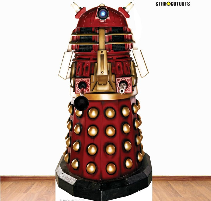 STAR CUTOUTS SC126 Pappaufsteller von Supreme Dalek (rot) Doctor Who, Mehrfarbig Roter Dalek, Roter