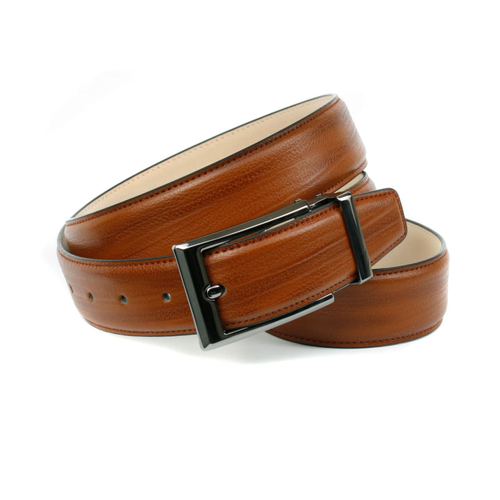 Anthoni Crown Herren Ledergürtel Gürtel Modell 963QJS30, 963NNJ40BRA 85 Cognac, 85 Cognac