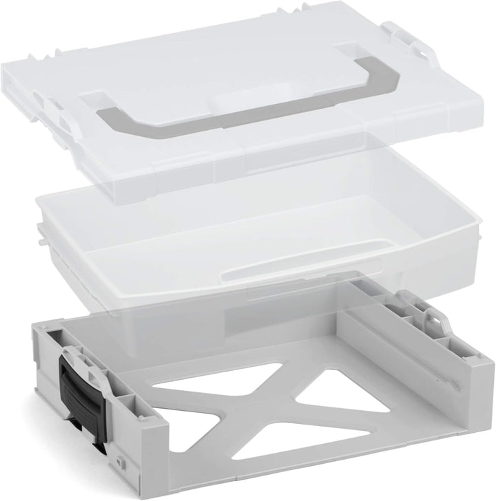 Bosch Sortimo i-BOXX Rack aktiv in grau | Werkzeugkoffer stapelbar Bosch | Werkzeugaufbewahrung Syst