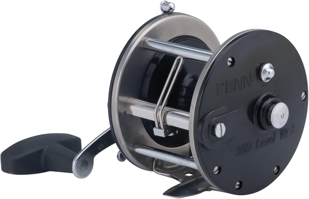 PENN Allzweck-Angelrolle für Wind, konventionelle Angelrolle 309MCP- 274 m (300 Yard)/13,6 kg (30 Pf