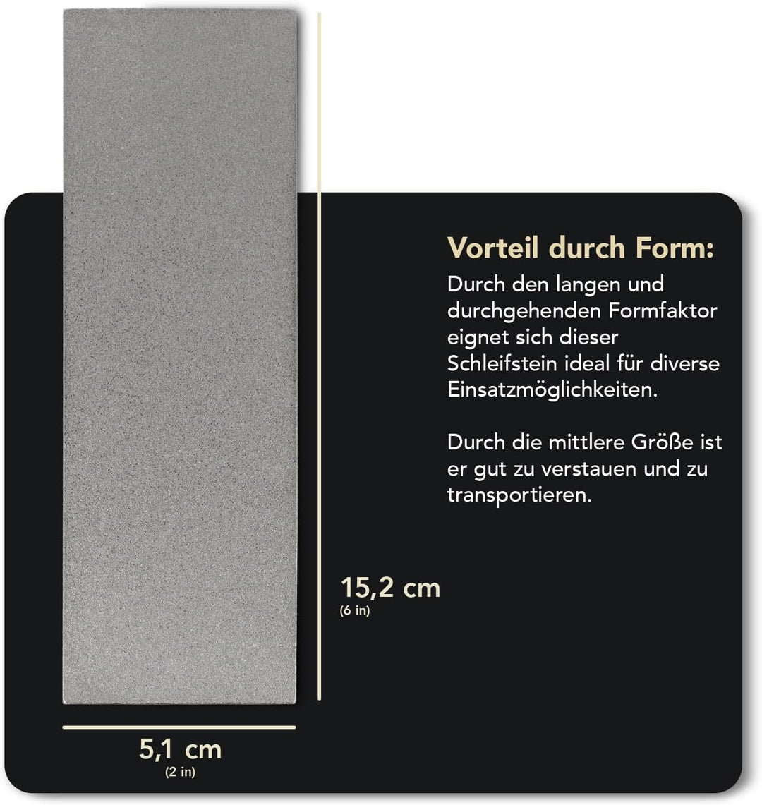 DMT Dia-Sharp Schärfblock mit durchgehender Diamantbeschichtung, extra-grob, 15,2 cm / 6 Zoll, D6X,