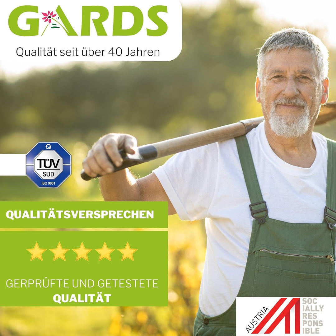 Gards® Baumanbinder 2er Set – Vliesband – Gartenschnur, 25 Meter, atmungsaktiv, luftdurchlässig, wit