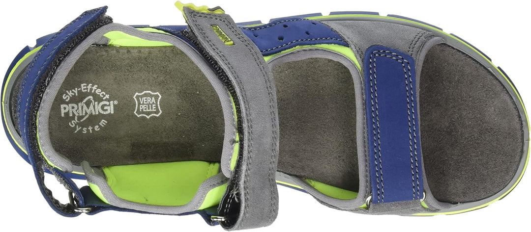 PRIMIGI Herren Tevez Durchgängies Plateau Sandalen, Bluette Grigio