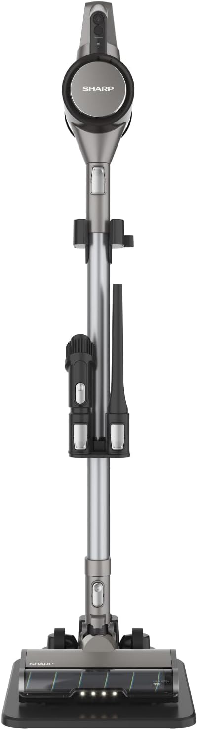 SHARP SA-VP4241GS Staubsauger Kabellos, Home & Car, 300W BLDC-Motor, 65Min., 0,75L, HEPA H13-Filter,