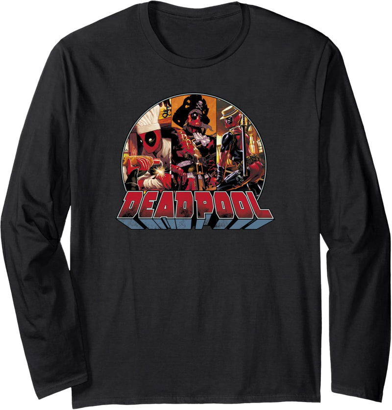 Marvel Deadpool Disguise Langarmshirt