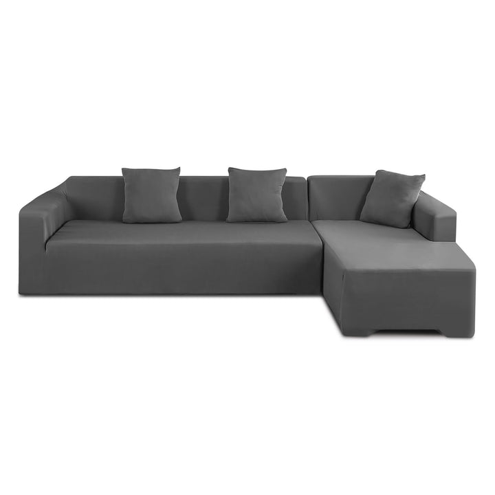 L-Form Sofabezug Couchbezug Schonbezug, 3+2 Sitzer Ecke Elastische Sofa Überzieher Ecksofabezug Univ