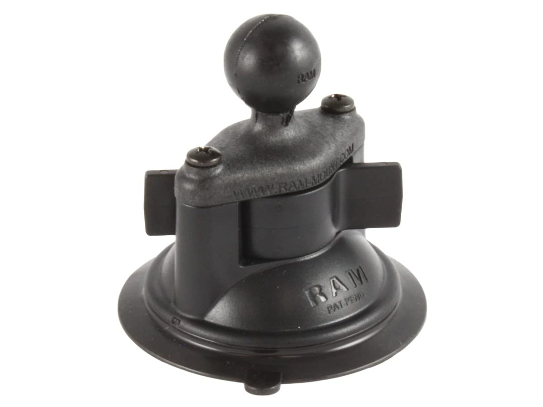RAM Mounts Saugnapf-Basis mit Verbundstoff Diamond-Basisplatte - B-Kugel (1Zoll) - RAP-B-224-1U