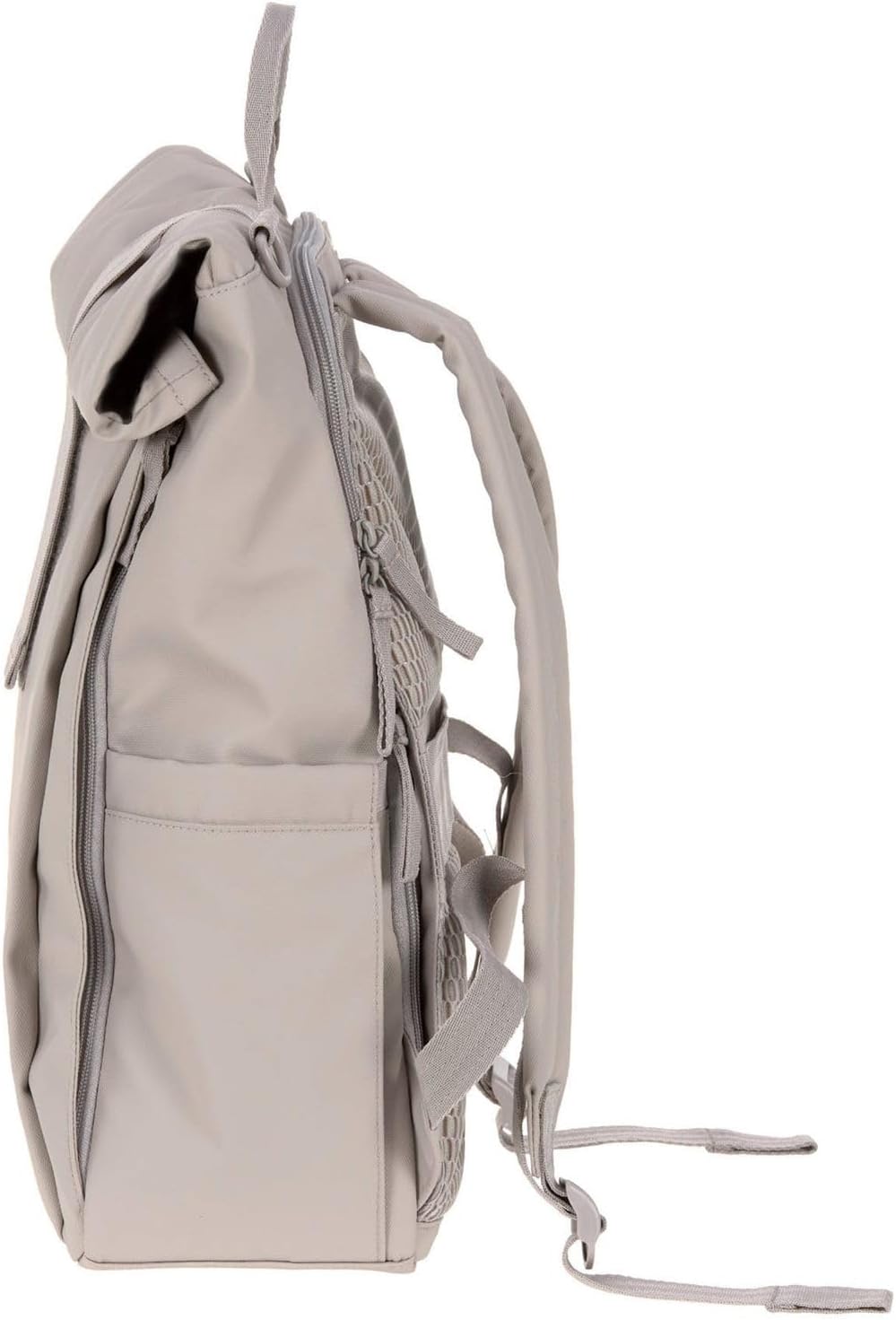 LÄSSIG Baby Wickelrucksack Wickeltasche Rucksack mit Wickelunterlage, Kinderwagenbefestigung, Flasch