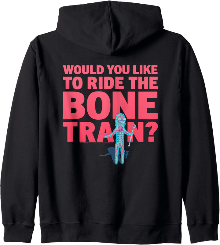 Rick and Morty Ride the Bone Train Kapuzenjacke