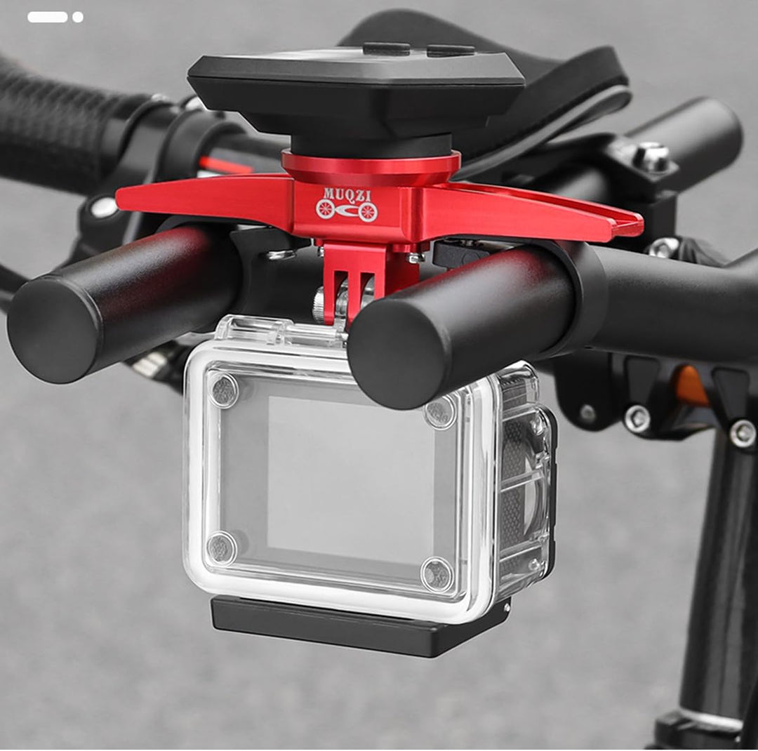 Fahrradcomputer Halterung, Aluminiumlegierung, Schnellspanner Halterung für Triathlon-Lenker Fahrrad