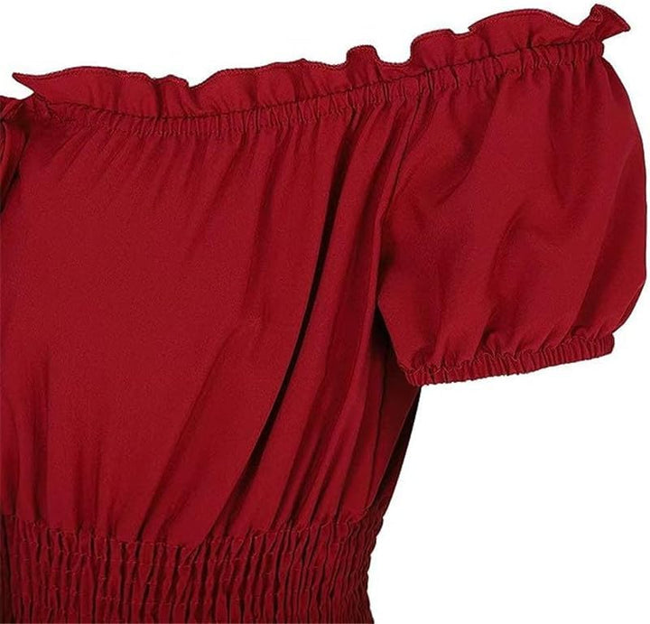 Black Sugar Mittelalterliches Kleid Frauen Renaissance Retro Kostüm Mittelalter Vintage Halloween Go