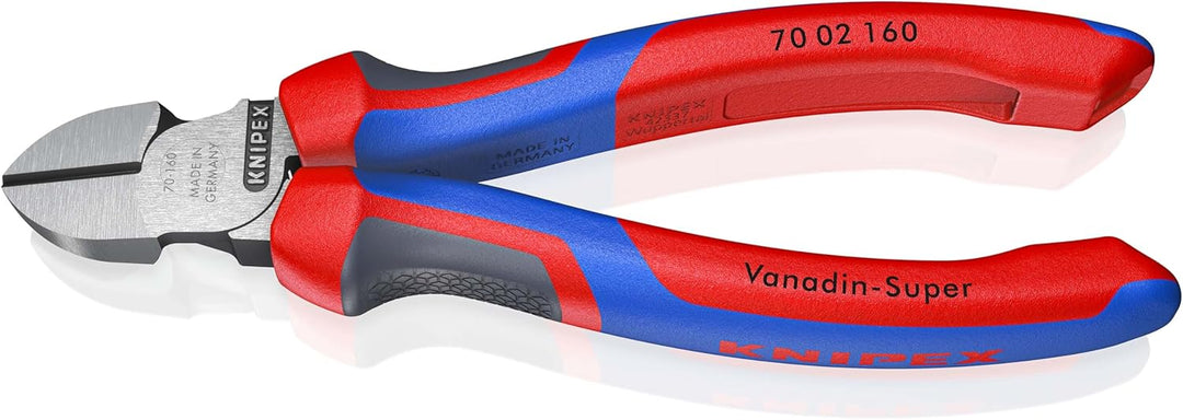 KNIPEX 00 20 09 V01 (SB-Karte/Blister) Paket, Mehrfarbig & 26 12 200 Flachrundzange mit Schneide – S