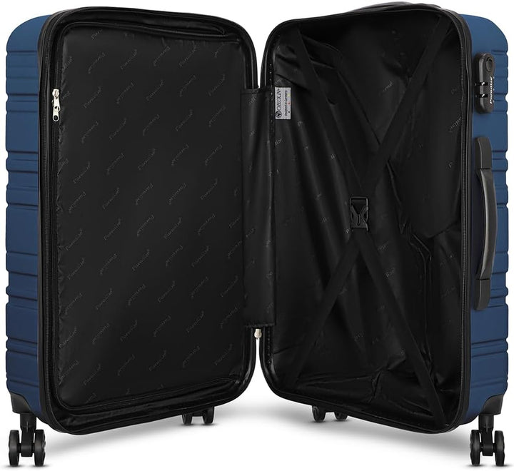 CHECK.IN Paradise Trolley | Koffer Gross mit 4 360° Doppelrollen - aus ABS-Mix, mit Zahlenschloss, a