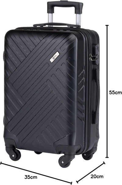 Xonic Design Boardcase Reisekoffer - Hartschalen-Koffer mit 360° Leichtlauf-Rollen - hochwertiger Ka