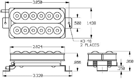 Seymour Duncan SH-8B-W Humbucker Invader Pickup für E-Gitarre Weiss