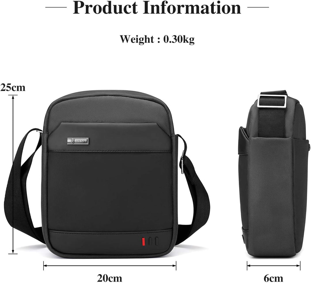 BAIGIO Herren Umhängetasche Kleine Schultertasche Herren Nylon Messenger Bag Oxford Business Tasche