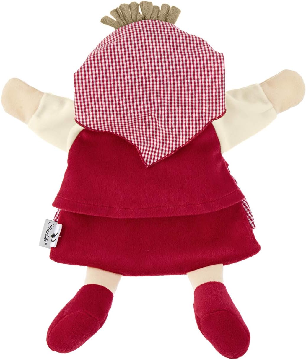 Sterntaler 3601817 Handpuppe Gretel, 28 x 27 x 9 cm, Rot, Gretel