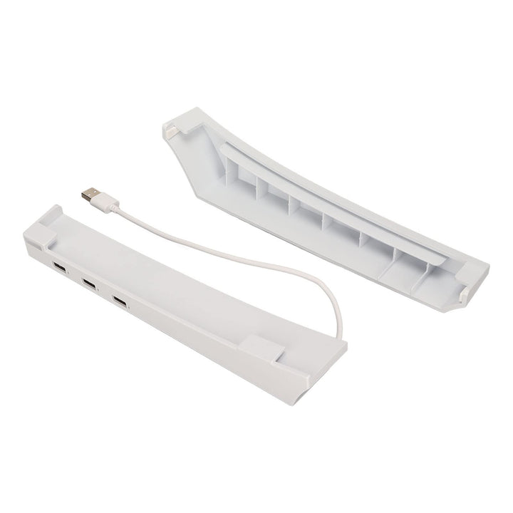 Horizontaler Ständer für Spielekonsole, Basisständer mit 4 USB-Anschlüssen, Kompatibel mit Digital E