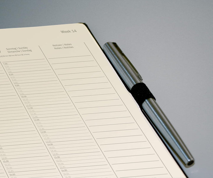 SIGEL C2318 Planungsbuch Terminplaner Wochenkalender 2023 - extra gross - A4+ - 1 Woche = 2 Seiten,