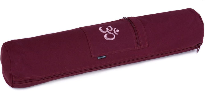 Yogatasche Yogibag® Basic - Zip - Cotton - 65 Cm - Om Bordeaux, Bordeaux