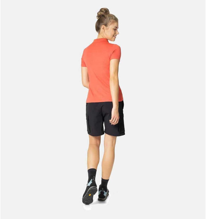 Odlo Damen F-Dry Kurzarm Polo Shirt S Cayenne, S Cayenne