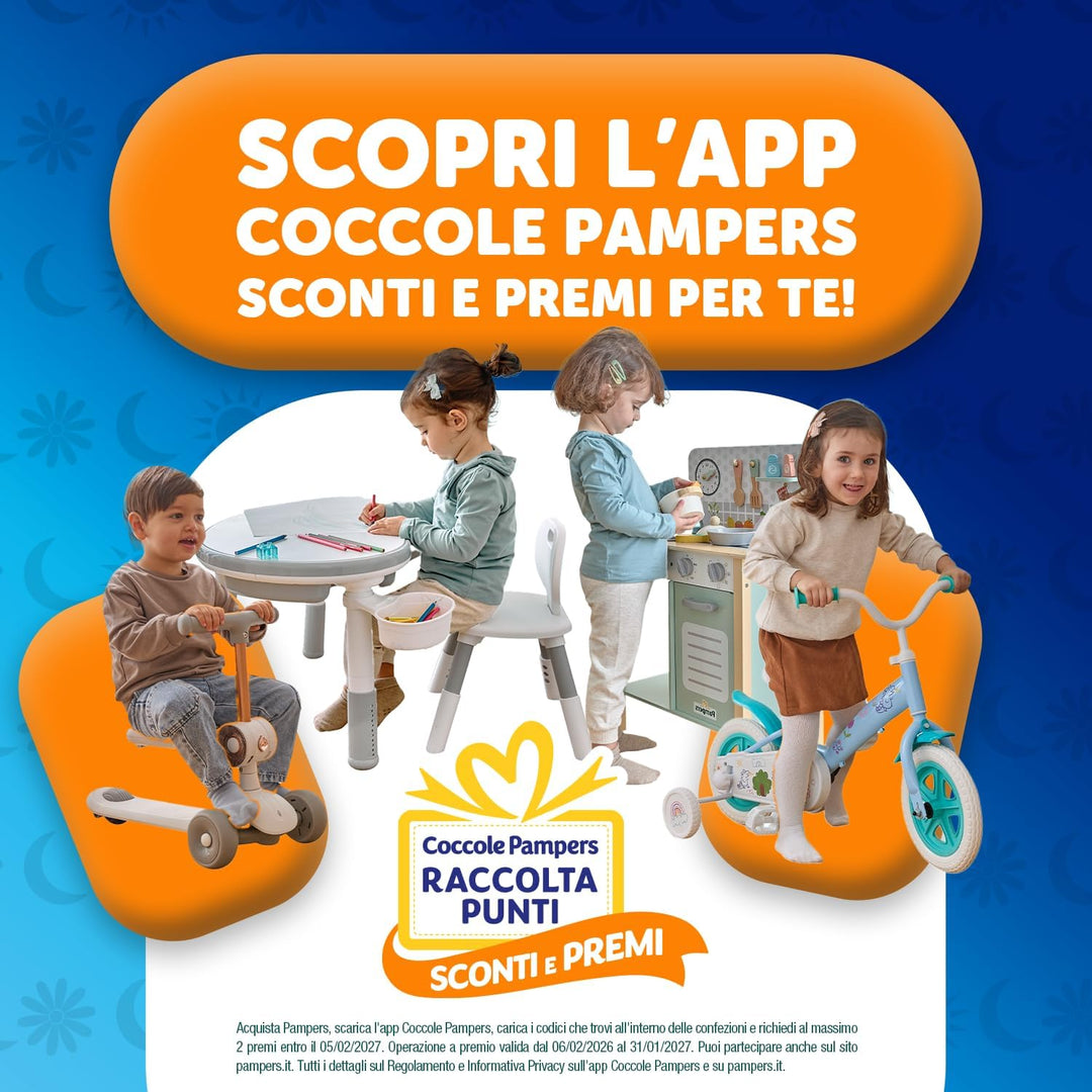 Pampers Sonne und Mond Mini, 126 Windeln, Grösse 2 (3-6 kg) Taglia 2 (Confezione da 126), Taglia 2 (