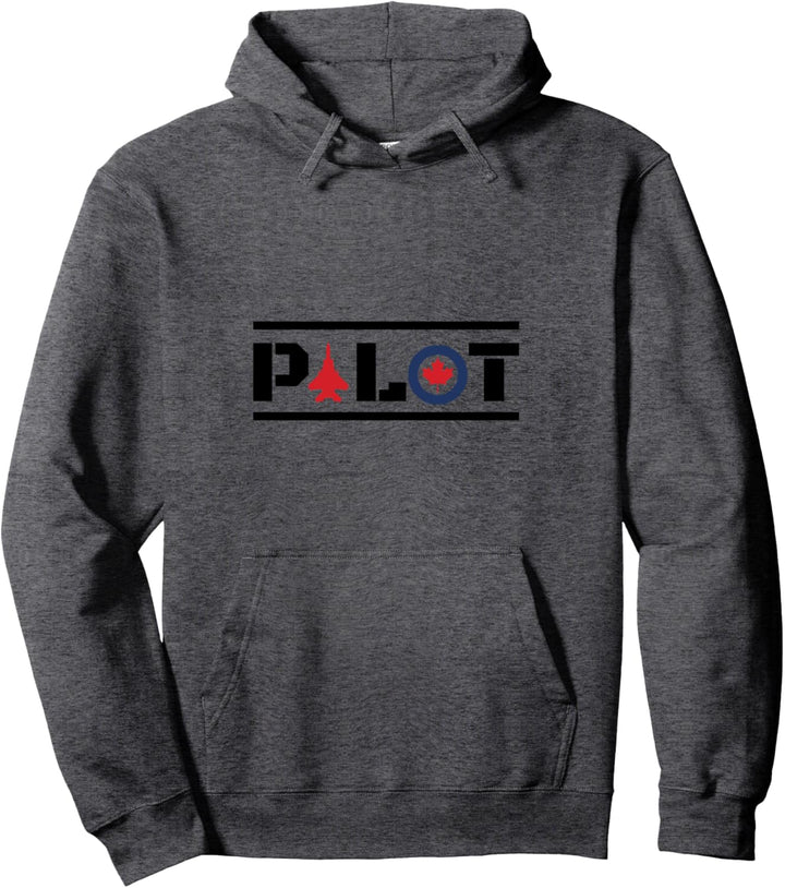 Pilot Canada Ahornblatt-Kreis Air Force Flugzeug-Nasenkunst Pullover Hoodie
